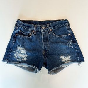 Levi’s denim cut off shorts